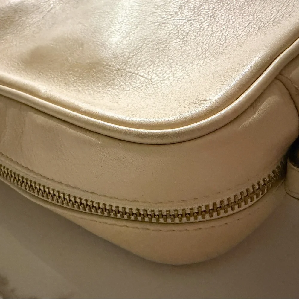 Valentino Cream Leather Crossbody Bag - Picture 4 of 5